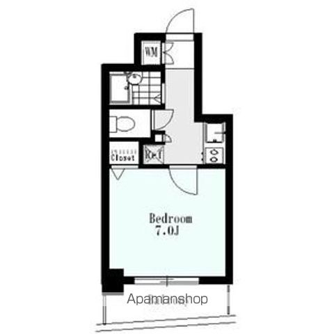 【新宿区北新宿のマンションの間取り】