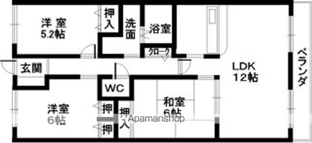 ソルプラーサ堺の間取り写真