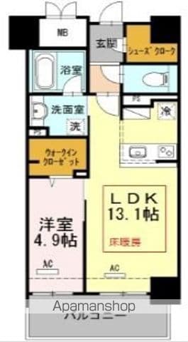 ウェルブライト博多ステーションの間取り