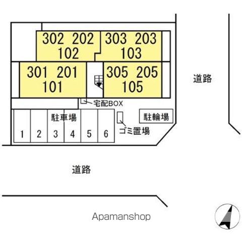 アヴァンスコート弐番館 202 ｜ 千葉県千葉市中央区末広４丁目21-12（賃貸アパート1LDK・2階・43.11㎡） その13