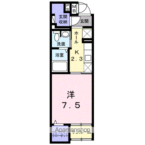 静岡市葵区 5階建 築14年の間取り写真