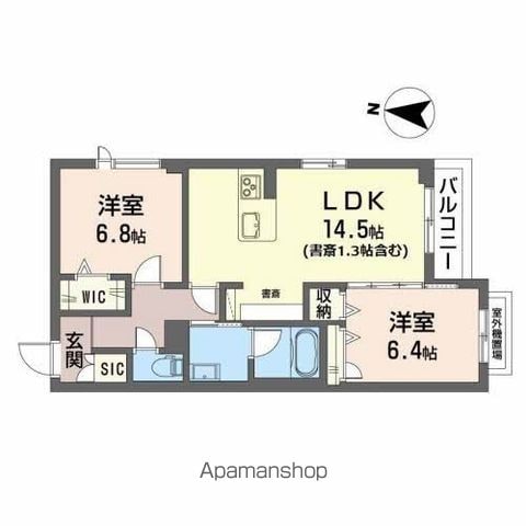 レフィシア堀川小泉の間取り写真