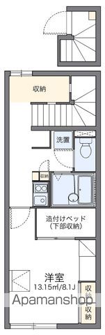 レオパレスＫ２ 201 ｜ 千葉県柏市高南台２丁目7-3（賃貸アパート1K・2階・28.02㎡） その2