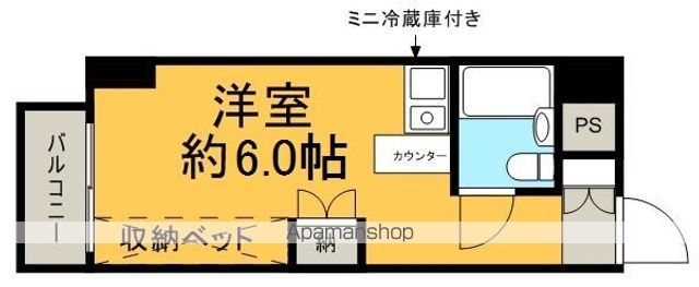 【立川市高松町のマンションの間取り】