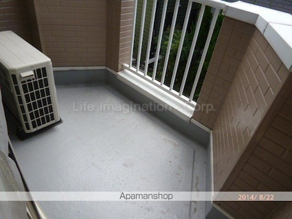 ラルジュ[2LDK/58.53m2]のバルコニー