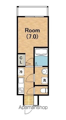 SーRESIDENCE難波大国町UNOの間取り写真