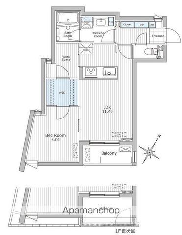 【グランクリュ若松町の間取り】