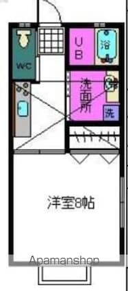 ロードス[1K/33.11m2]の間取図
