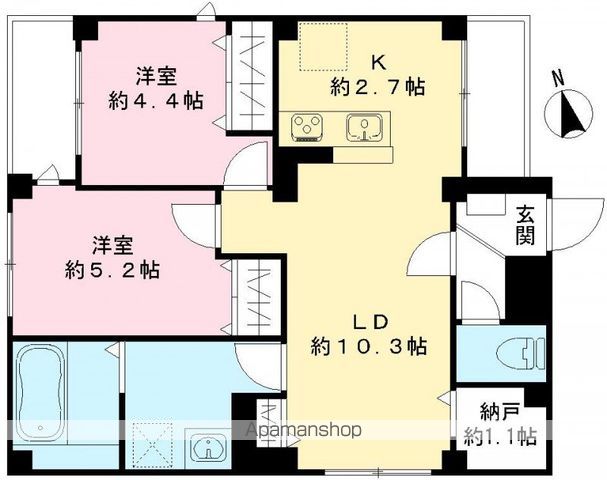 クレア ネストの間取り写真