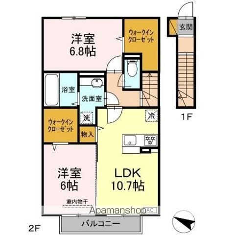 中川レジデンス2の間取り写真