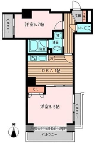 グランセルコーバの間取り