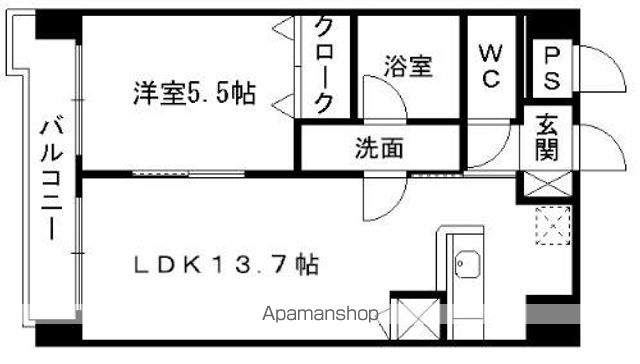 クイール南熊本の間取り写真