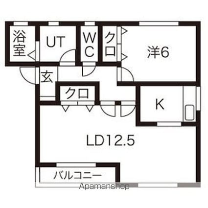 コーポＪＫＬ[1LDK/52.17m2]の間取図