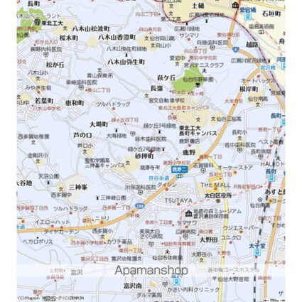 宮城県仙台市太白区緑ケ丘１丁目[1K/23.44m2]の周辺4