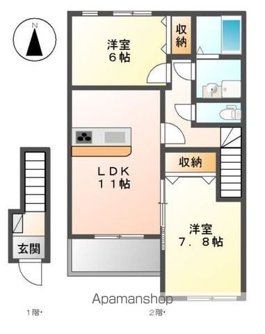 レークサイドI番館の間取り写真