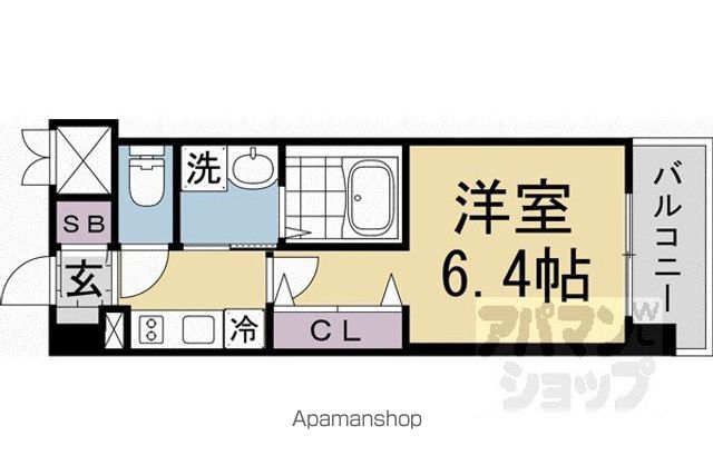 アクアプレイス京都西院IIの間取り写真