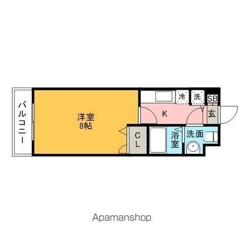 エンクレスト天神IIIの間取り写真