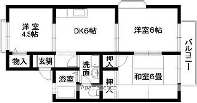 【ヤマイチＰＬＡＺＡセジュール２番館の間取り】