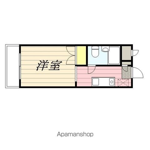 立花ハイツ 106 ｜ 東京都世田谷区上馬４丁目26-13（賃貸マンション1K・1階・18.69㎡） その2