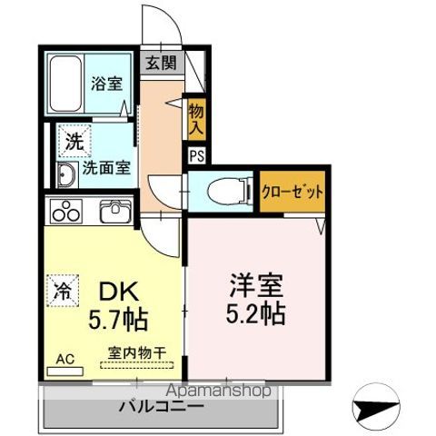 ラフィネサツキ　の間取り