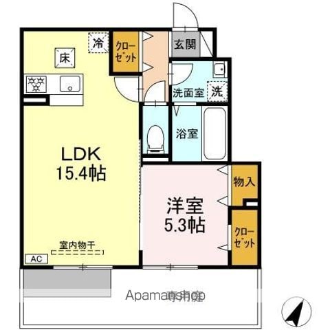 ソレアードの間取り写真