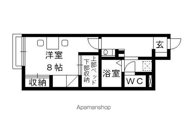 レオパレス北山の間取り写真