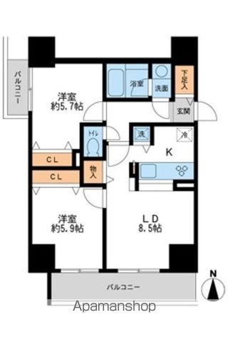 【ウィルテラス千葉中央の間取り】