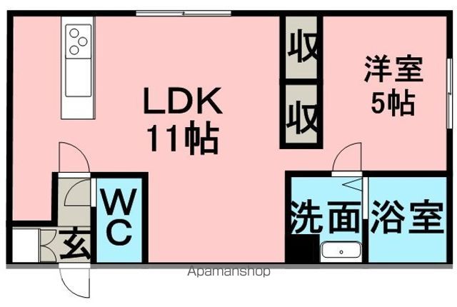 リベルタ福住の間取り写真