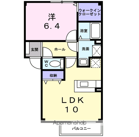 グリーンアヴェニューの間取り写真