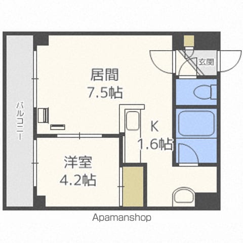 カサブランカ参番館の間取り写真
