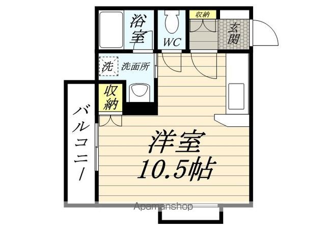 パルメゾン二日市弐番館の間取り写真