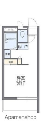 レオパレスＦｒｉｅｎｄｓⅠ[1K/20.28m2]の間取図