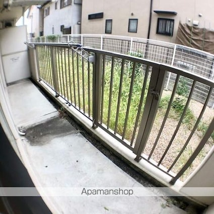 ベルヴィ大将軍[1K/40.95m2]のバルコニー