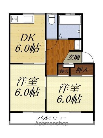 マルイハイツの間取り写真