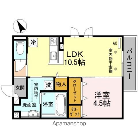アビタシオンの間取り写真