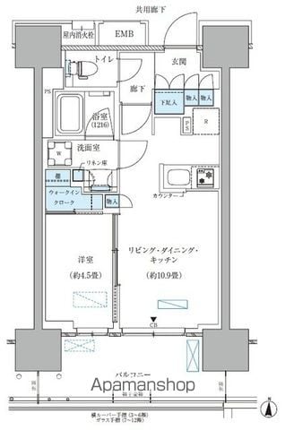 パークアクシス西大島コンフォートスクエアの間取り写真