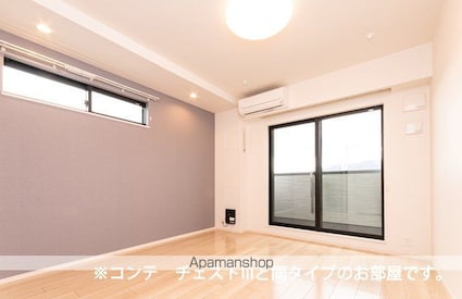 ヒカルサ甲府国母　ウエスト[1K/27.02m2]のリビング・居間