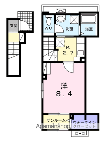 ブリュームⅡの間取り