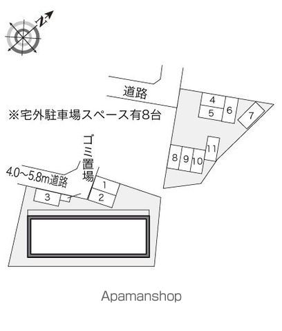 レオパレスザーリア 102 ｜ 千葉県千葉市緑区鎌取町273-194（賃貸アパート1K・1階・23.71㎡） その12