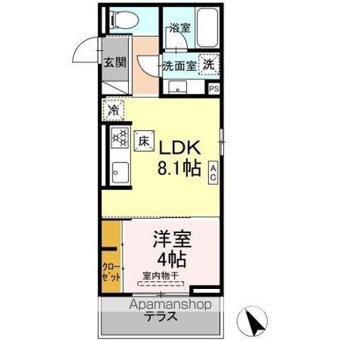 D’BLESS和田町の間取り写真