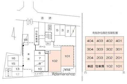 コーポサンリーザ[3DK/58.48m2]の配置図