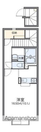 レオネクストオ　モンターニュＡ[1K/34.88m2]の間取図