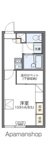レオパレスシャスティMSの間取り写真