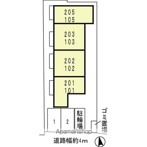 エミネンス榎坂 205 ｜ 大阪府吹田市豊津町30-14（賃貸アパート1R・2階・30.32㎡） その22