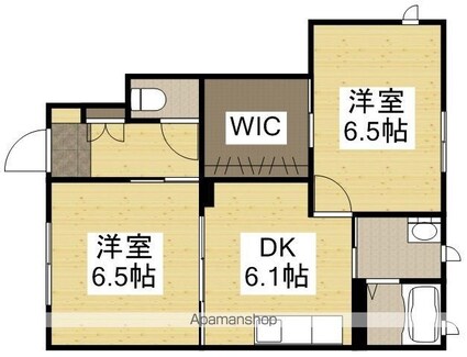 サン・ソニア　Ａ棟[2DK/46.68m2]の間取図