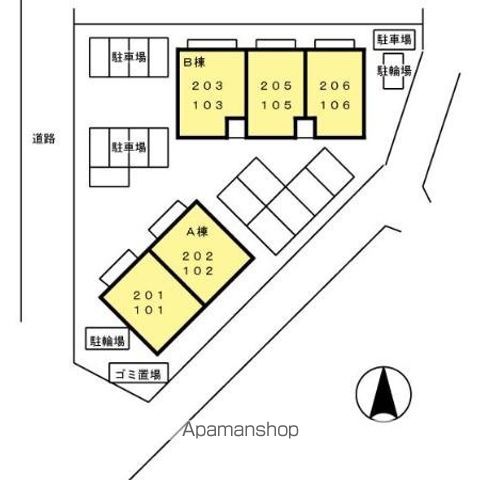 セジュールフォーレ　Ａ棟 202 ｜ 福岡県福岡市南区柏原６丁目42-1（賃貸アパート2LDK・2階・58.37㎡） その15