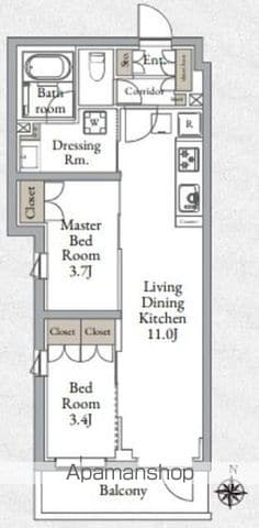 LIVECASA千鳥町の間取り写真