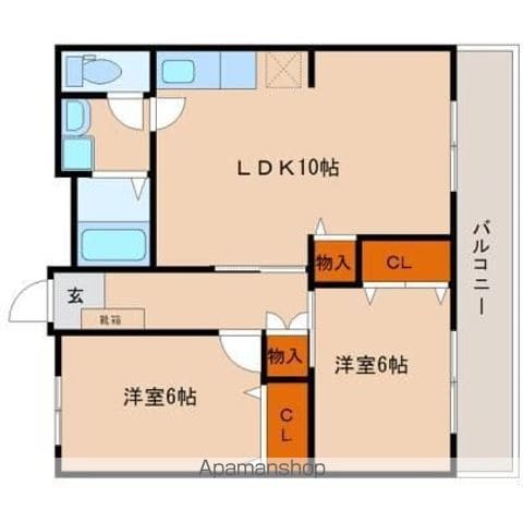 ストークマンションの間取り写真