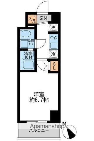 【アーデン門前仲町の間取り】