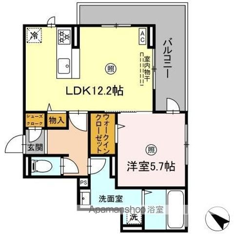 ラコルト板付の間取り